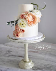 Floral Wedding Cake 